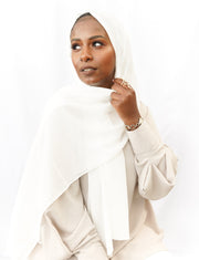 Snow Chiffon Hijab