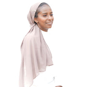 Taupe Chiffon Hijab