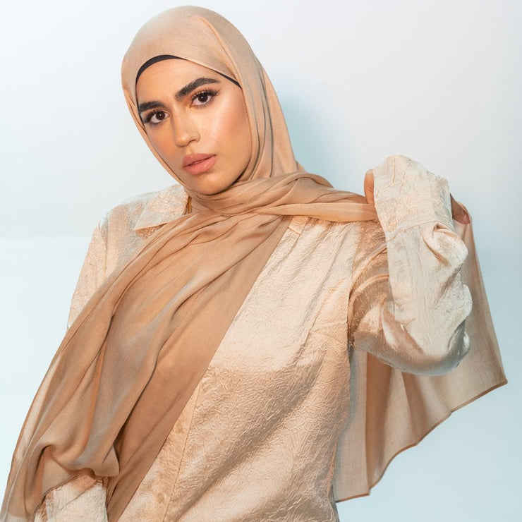 Premium Modal Hijab - Desert Sand