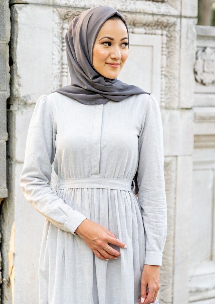 grey cotton maxi dress Grey Cotton Jersey Waist Tie Maxi Soleia Dress XXS