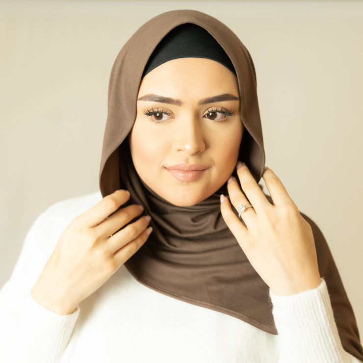 Brunette Premium Jersey Hijab