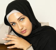 Noir Premium Jersey Hijab