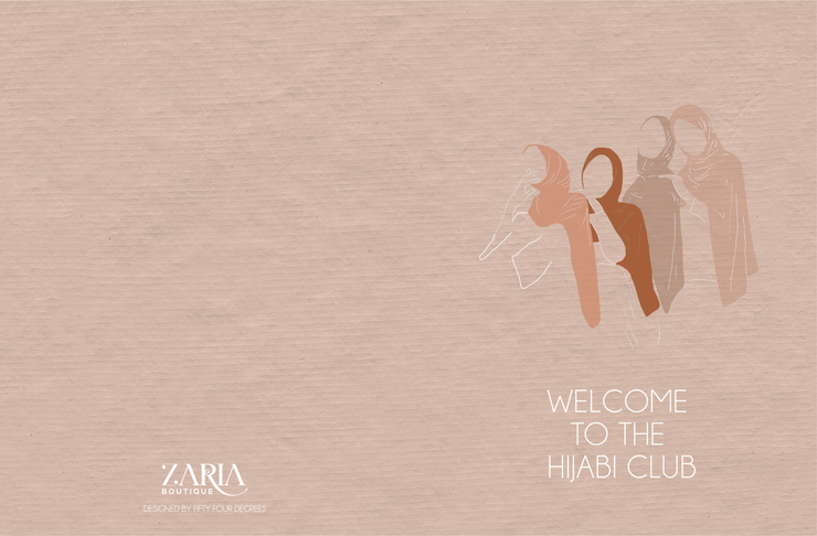 "Welcome to the Hijabi Club" Greeting Card